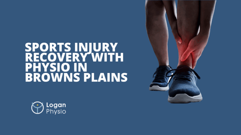 Athlete receiving physio treatment for sports injury recovery.